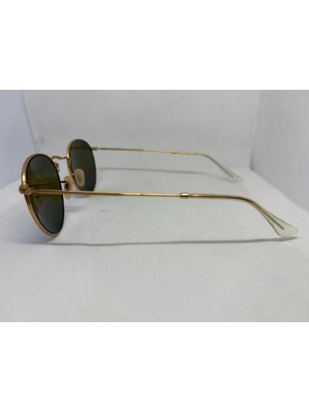 Ray-Ban RB3447 Round Metal Sunglasses Gold Blue Mirror Polarized 112/4L 50mm - Picture 2 of 7